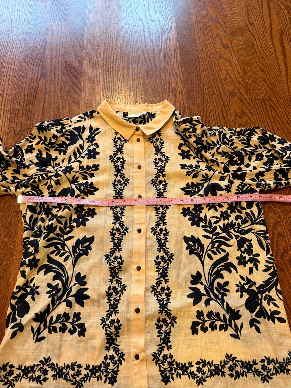 Sezane Claudio Long Sleeved Shirt in Nora Print Size 42 / L - Picture 7 of 8